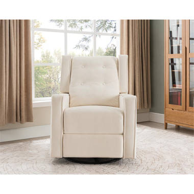 Cream glider recliner new arrivals